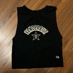 Vanderbilt Champion Crop Top